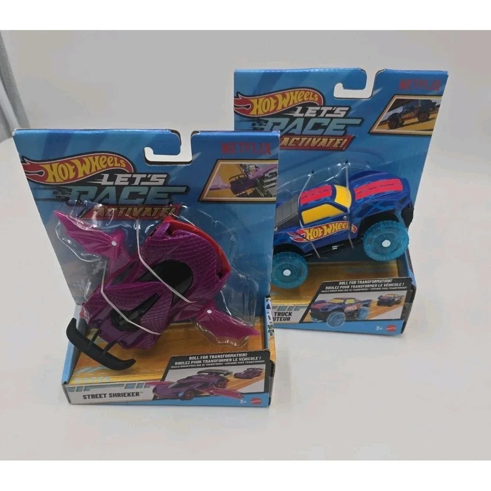 Hot Wheels Let's Race Activate! Street Shrieker Vehicle Baja Jump Truck Sauteur